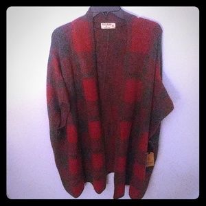 NWT Ruff Hewn Poncho